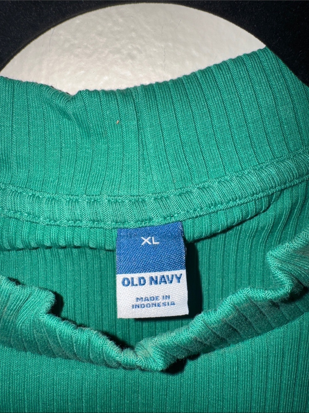 Old Navy Ribbed Tank Top - Green Size XL - Picture 3 of 4